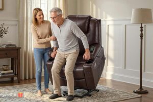 A power lift recliner 