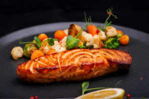 Salmon and Vegetables