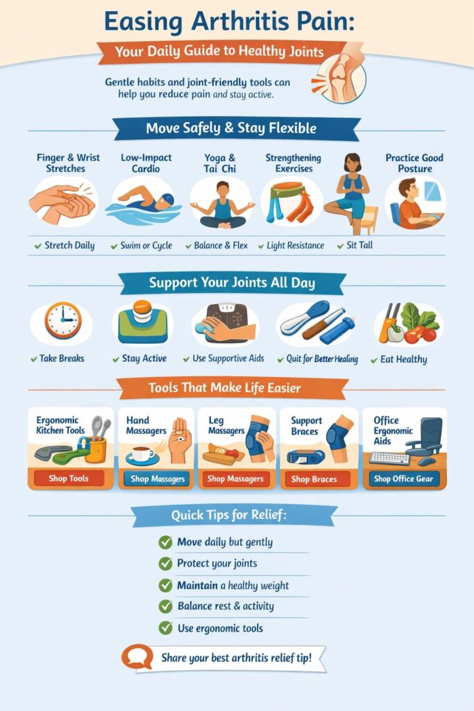 Infographic Easing Arthritis Pain