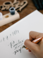 calligraphy is a a great hobby for arthritis sufferers.