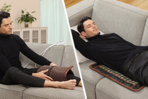 Infrared heating wrap for arthritis knee pain.