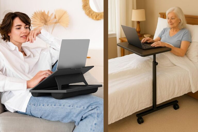 The best lap desks and overbed tables for arthritis relief.