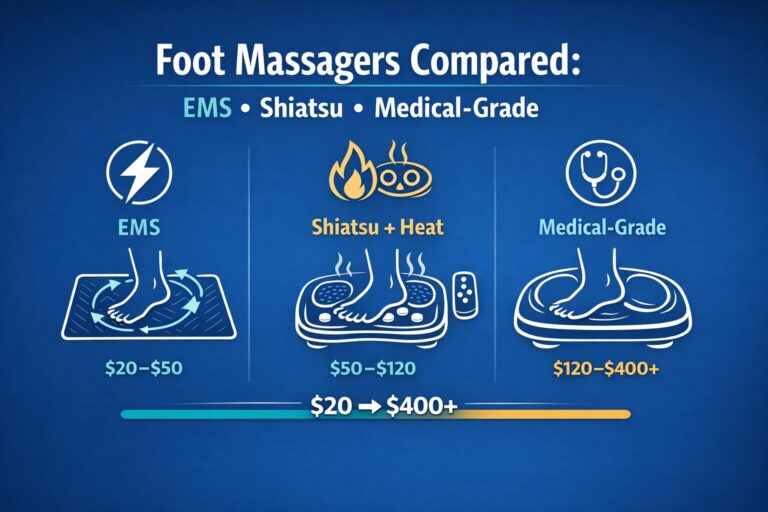 Foot massager comparison